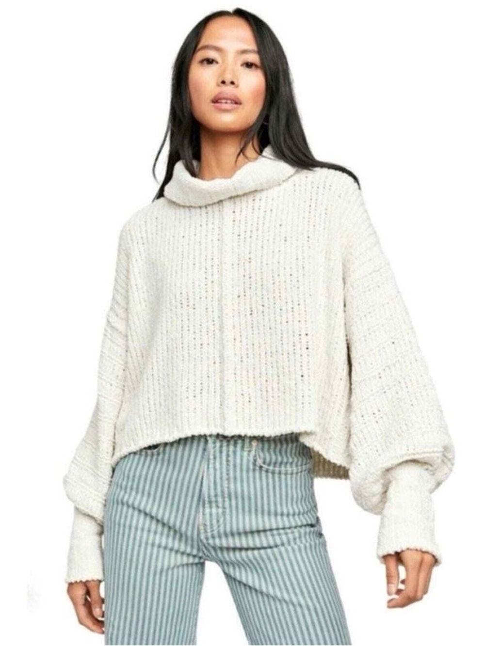 Free People Be Yours Pullover Turtleneck Sweater